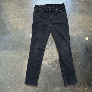 American Eagle Black Airflex+ Slim Straight Men’s Jeans Size 33x33 Casual